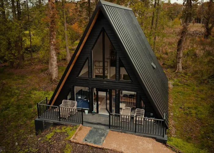 אכסניה Drumhierny Woodland Hideaway